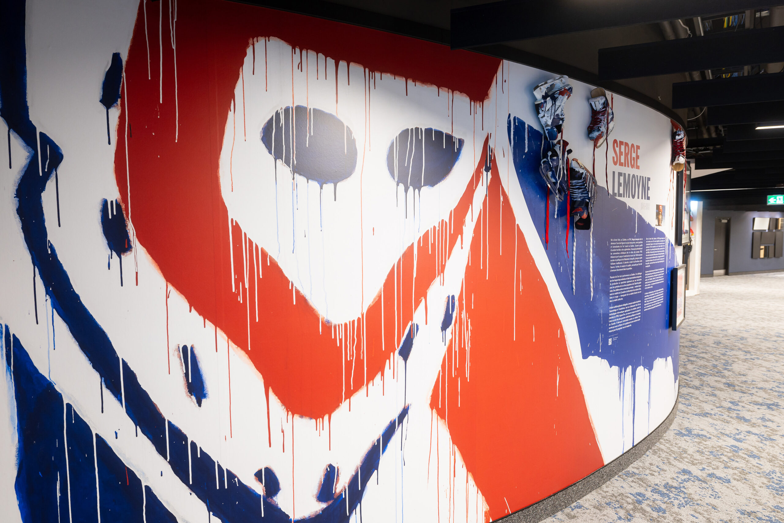 Murale Serge Lemoyne — Canadiens de Montréal